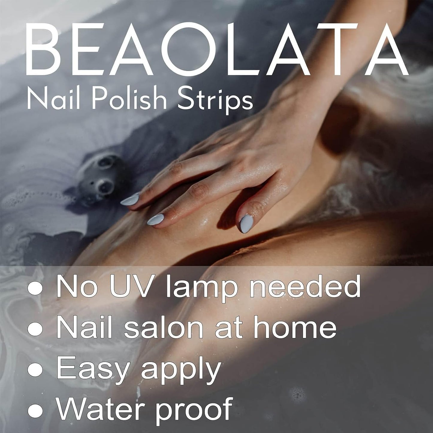 Nail Polish Strips, 32PCS Salon Quality Wraps, Long Lasting Gel Nail Stickers for Women Easy Apply& Remove (Vinery Red)