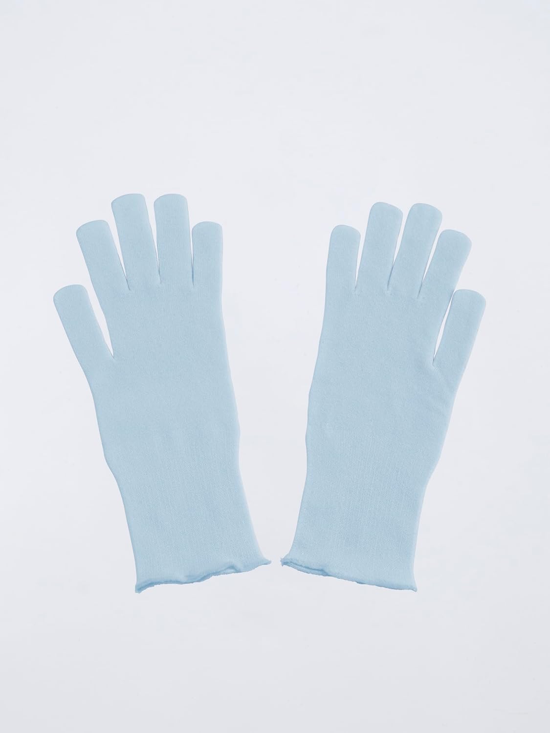 Viskin - Kids Seamless Gloves - Soft Viscose Hand Protection Medium Size - Moisture Absorbing Comfort - Gentle Daily Hand Cover - Daily Protection - Blue