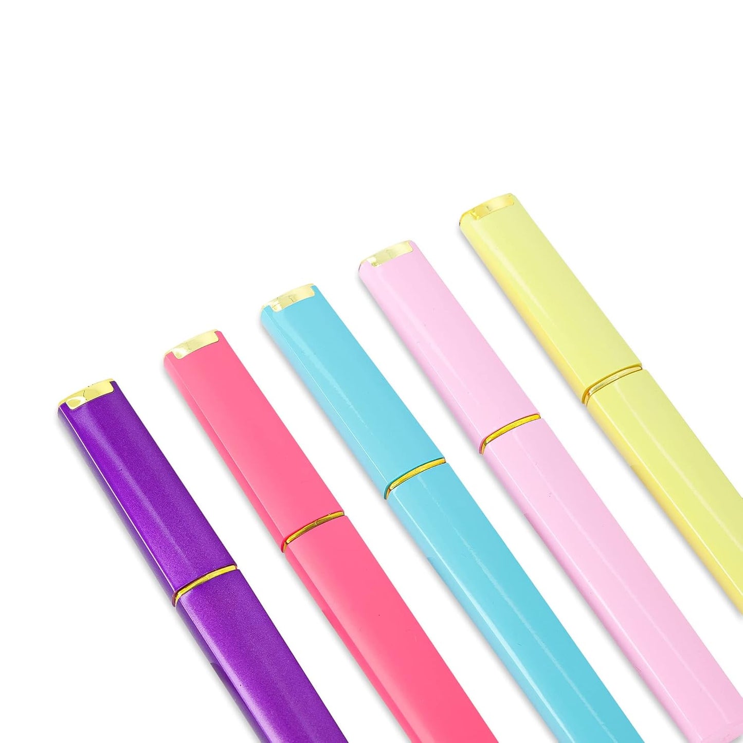 Bona Fide Beauty Czech Glass Nail File Set with Hard Cases, 5 Pack Reusable Crystal Etched Fingernail Files