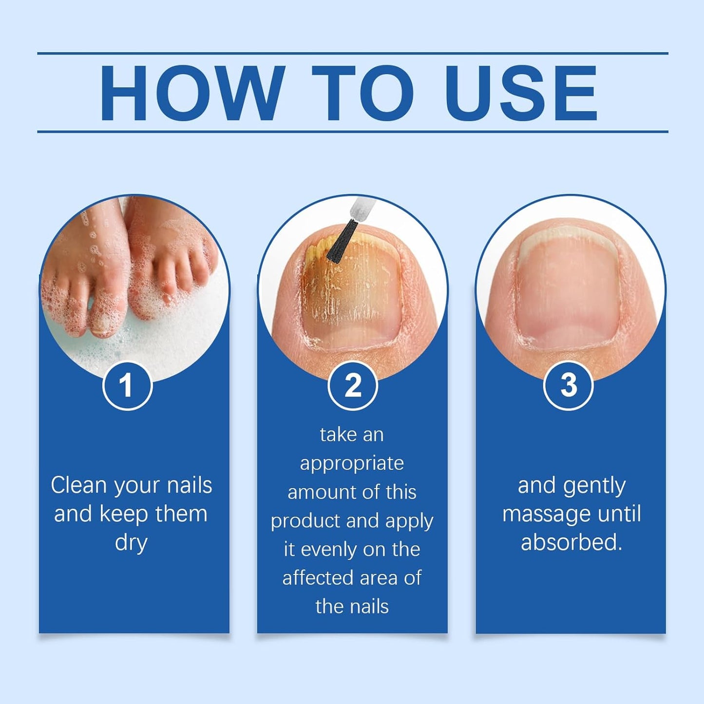 Nail Repair Liquid - Removes Discolored Nails Softens Thick Toenail Strengthens Nail Bed Structure, Natural Formula Deeply Nourishes Nail (1FL.oz)