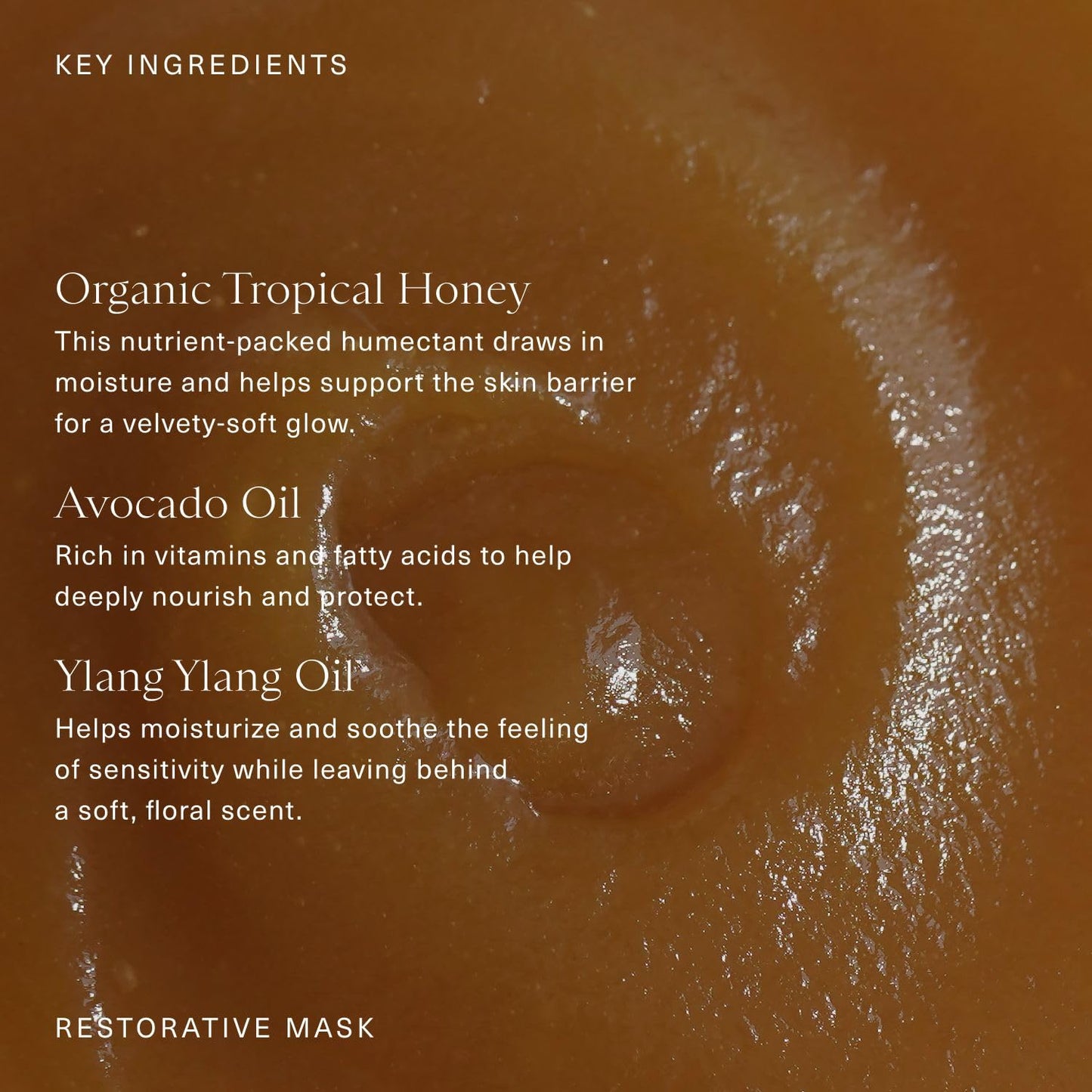 Oak Essentials Restorative Mask | Organic Honey Face Mask | Helps Hydrate, Calm & Nourish Dry, Irritation-Prone Skin, 1.9 Oz