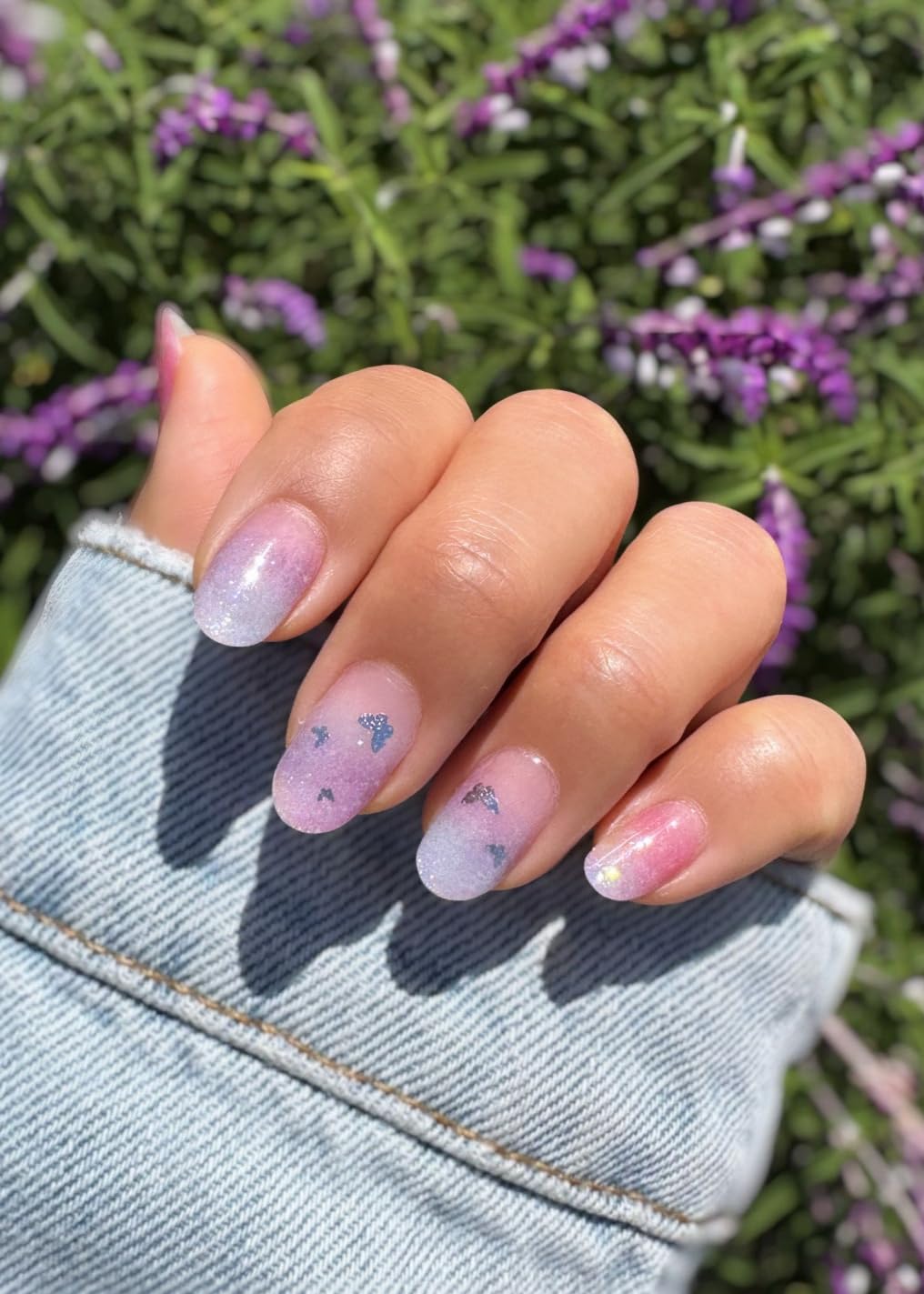 NOVA, Female Founded, Semi Cured Gel Nail Strips (Secret Garden) - The 10 Minute Manicure. Salon-Quality, Works w/Any Lamp, Easy to Apply - Incl. Nail File & Stick (Secret Garden)