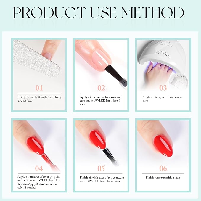 Double Rhythm 15ML Gel Nail Polish Pure Sheer Same Color Same Bottle Soak Off Gel Polish Art Manicure Salon DIY at Home for Women (Beige Pink-A1393)