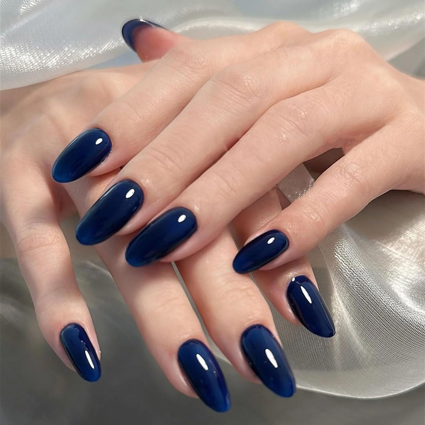 COSMOO Quick Dry Nail Polish, Chip Resistant Manicure, Non-Toxic, Vegan, Cruelty Free, 12ml, Fast Drying in 60 Seconds (Deep Blue)