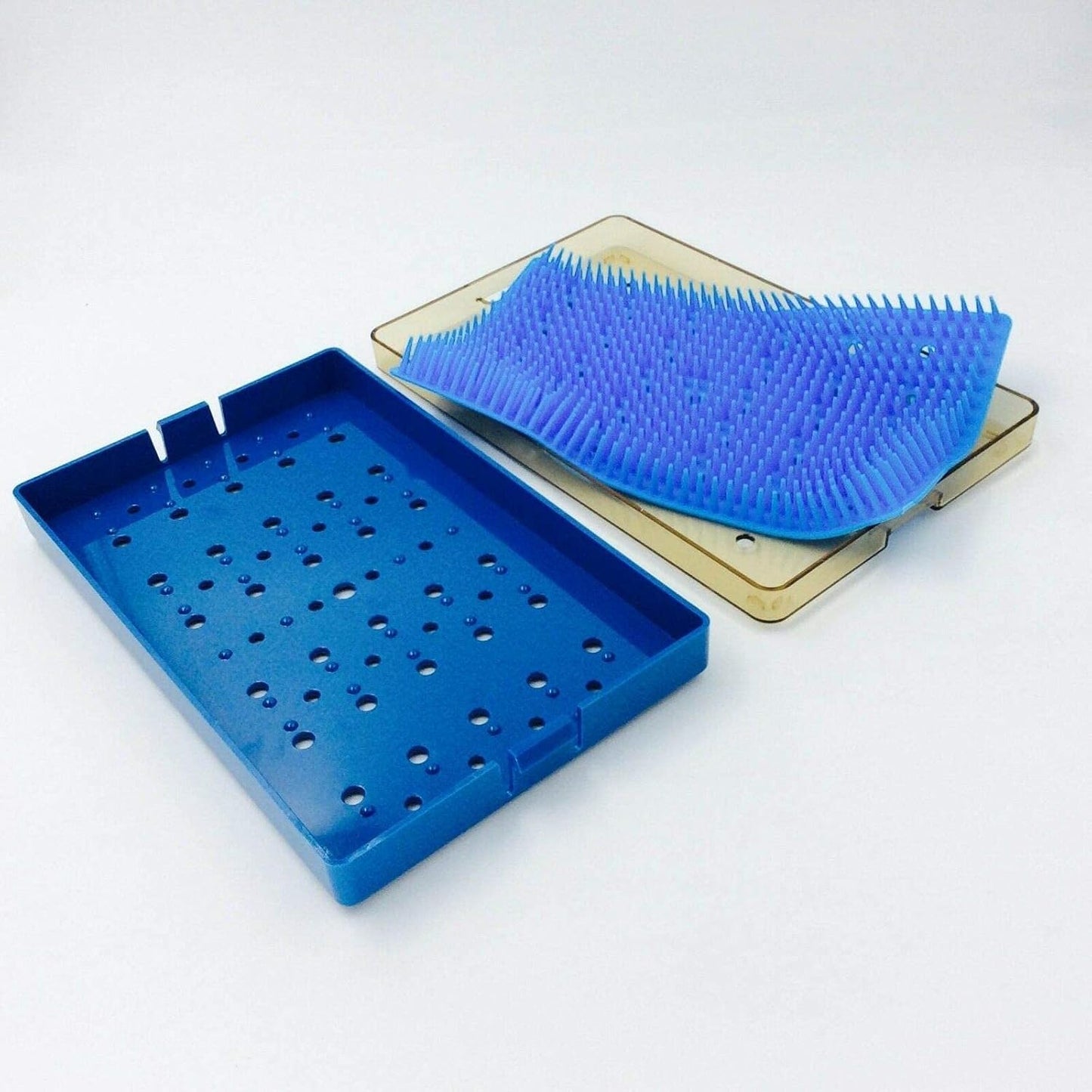 Middle sterilization tray with silicon mat ophthalmic eye surgical instrument