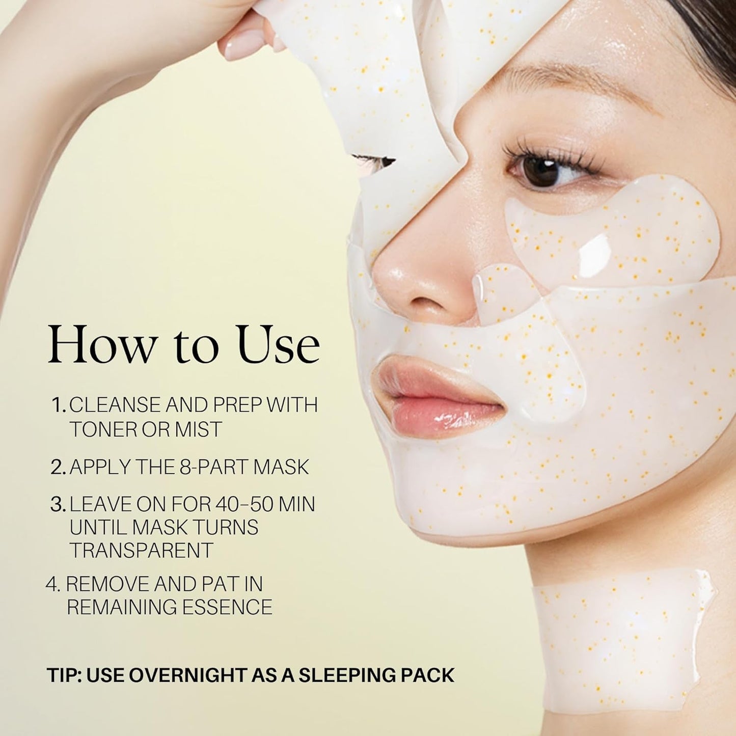 d'alba Piedmont Signature Vita Capsule Hydrogel Mask 8-Shape 1BOX (4 Sheets)