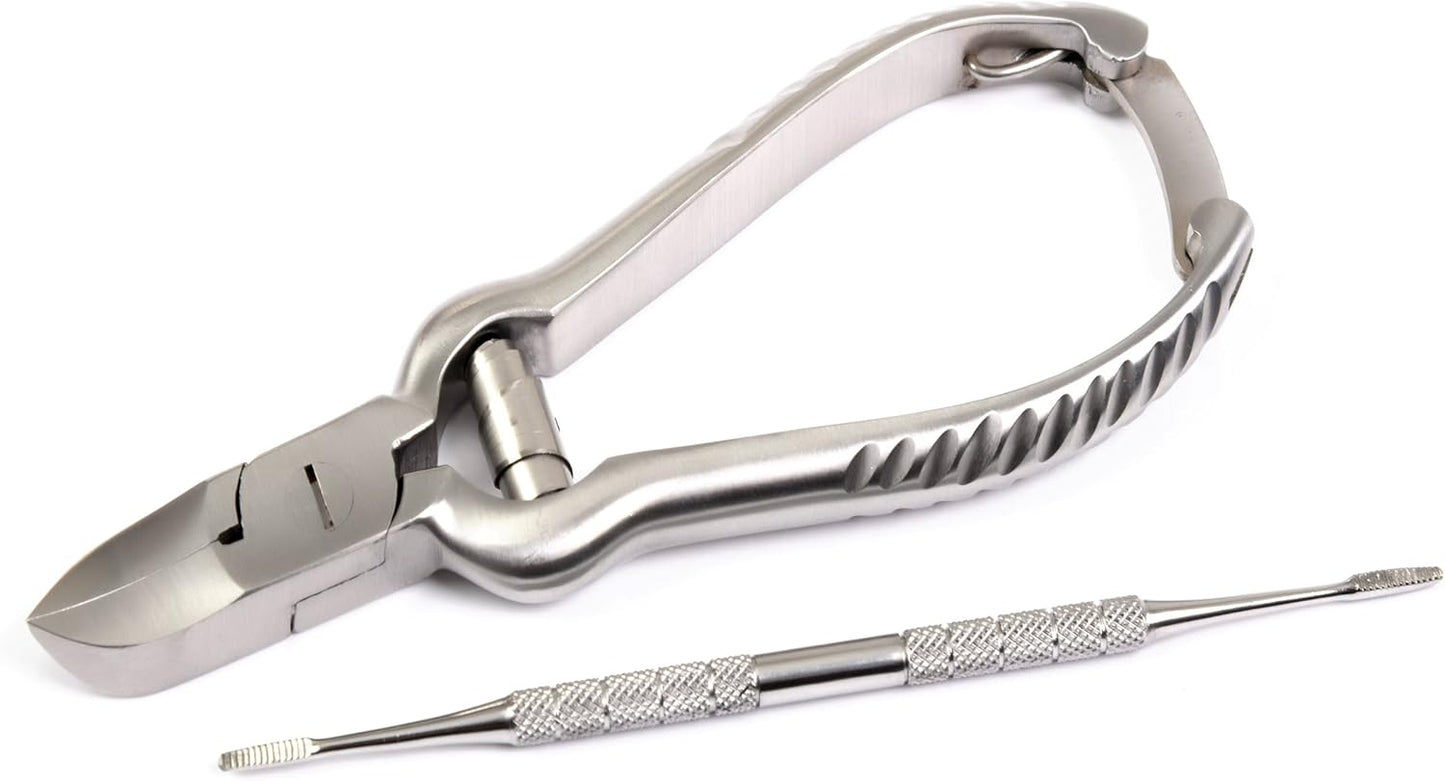 2 Piece Chiropody Ingrown Toenail Clipper Nipper Podiatry Podiatrist Kit Autoclavable