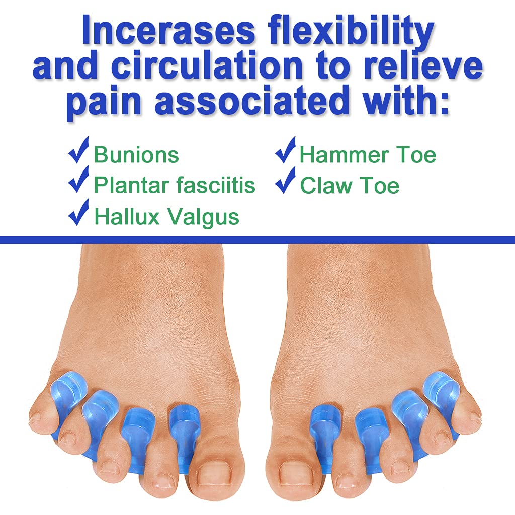 Toe Corrector Separators Bunion Splint 【2025 Updated】 Hallux Valgus Big Toes Corrector Set Bunion Brace Exercise Strap Orthopedic Kit Foot Pain Relief