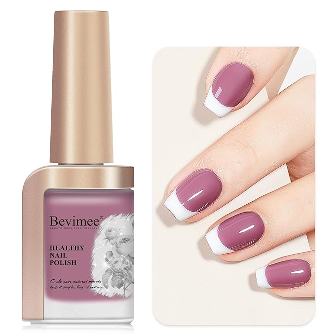 Quick Dry Nail Polish, Nail Lacquer Non-Gel Nail Art Polish for Fall and Winter, Air Fast Drying Nail Pigment High Coverage Fingernail Concealer Polish, 1PC 12ML Long Last