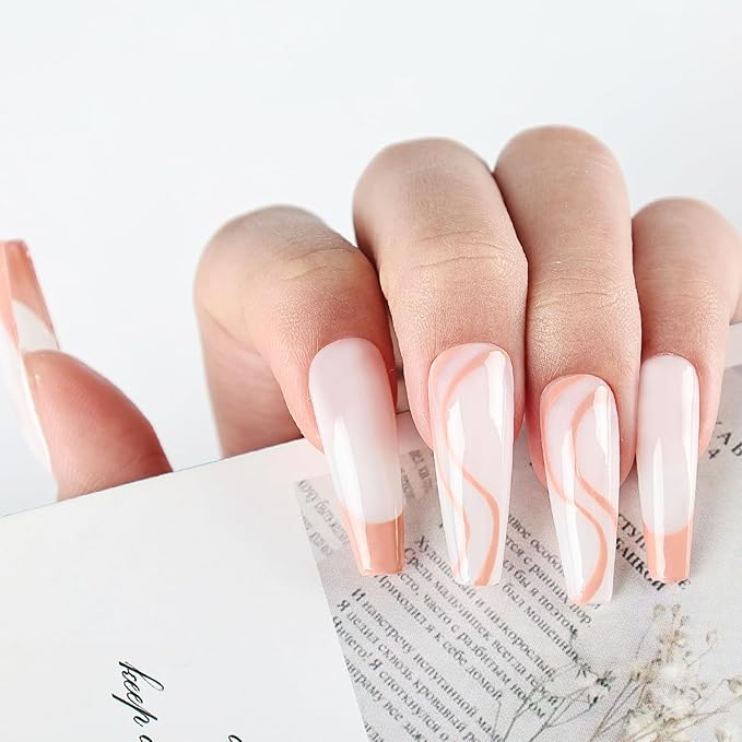 JODSONE 10ml Nail Art Gel Liner Light Nude Gel Nail polish Need U V Lamp Cured Gift for Girls at Home Salon Design