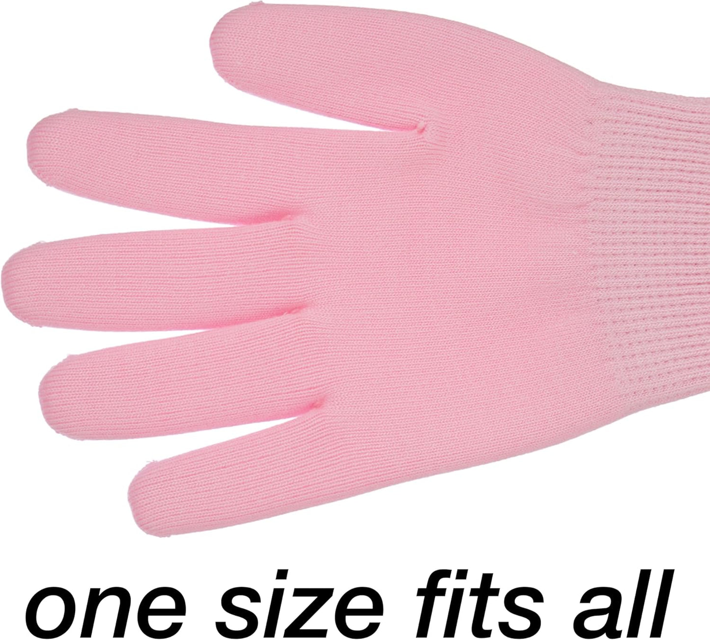 Gel Spa Moisturizing Gloves - 1 Pair Spa Gloves Infused with Essential Oils to Soften Skin & Lock in Moisture | Gel Gloves for Dry, Cracked Hands