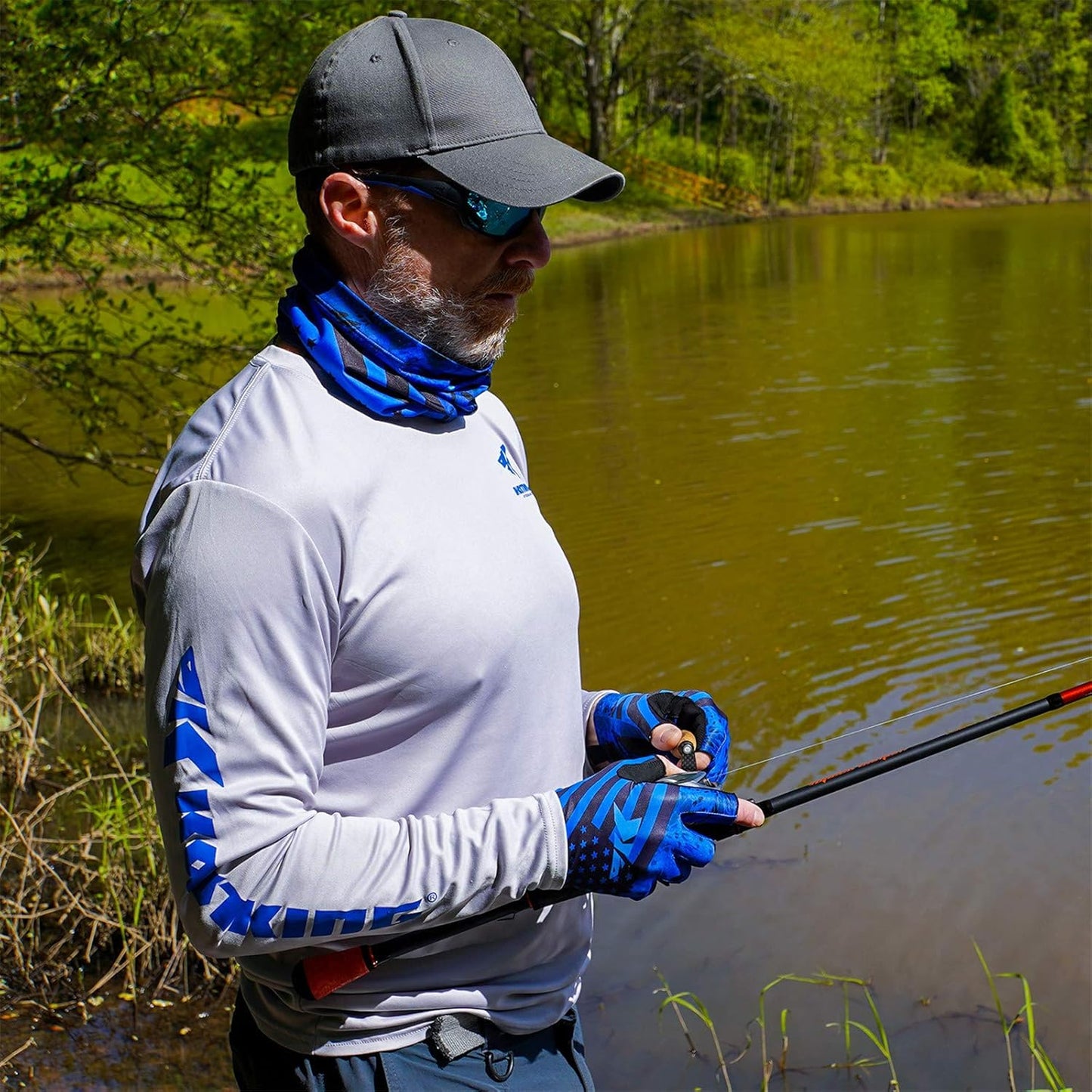 KastKing Sol Armis Sun Gloves UPF50+ Fishing Gloves UV Protection, Sun Protection for Outdoor, Kayaking, Rowing