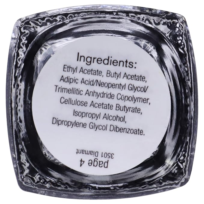 Idun Minerals Nail Polish - Long-Wear, High-Shine Vegan Formula - Infused With Vitamins And Sweet Almond Oil - Prevents Cracking And Protects Nails - Even Lacquered Result - Diamant - 0.37 Oz