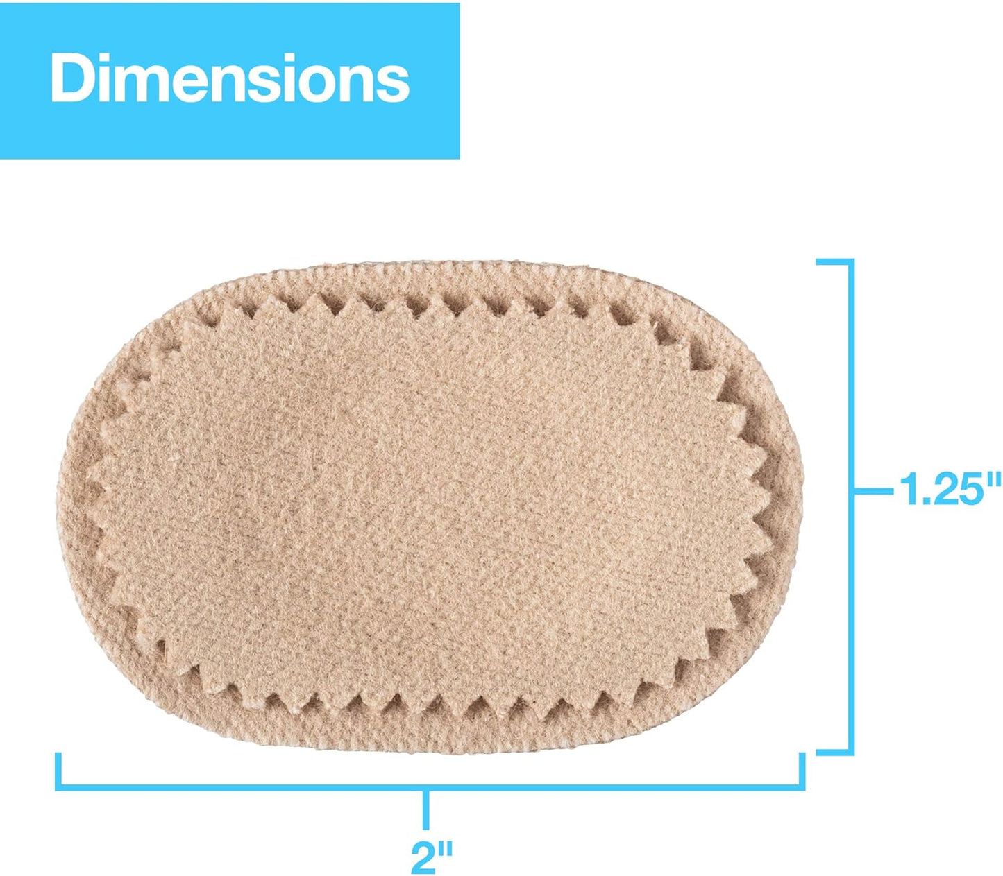 ZenToes Bunion Pads, Adhesive Bunion Cushions for Waterproof Protection, 48 Count