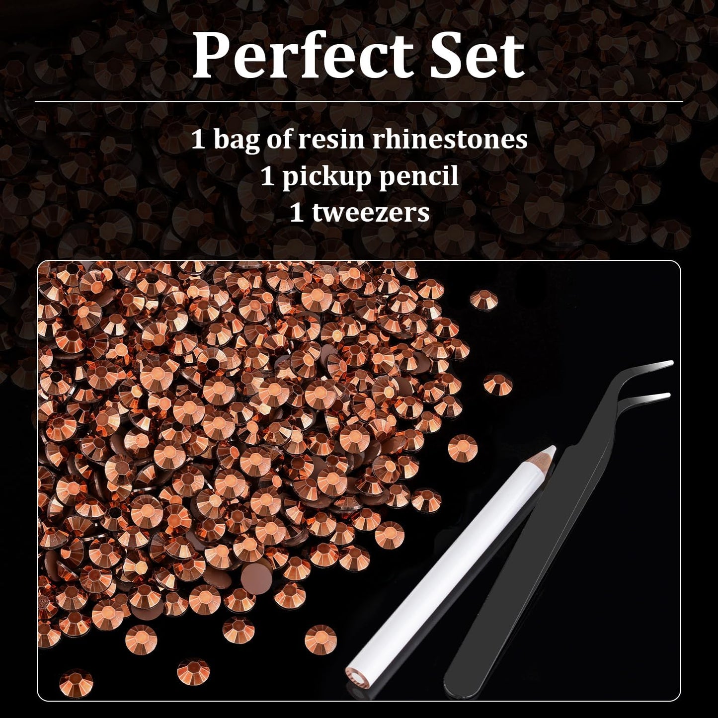 6000pcs 4mm Resin Rhinestones Bulk, Champagne Flatback Round Jelly Rhinestones Non Hotfix Crystal Gems Large Quantity Wholesale for DIY Crafts Clothes Face Makeup Manicure