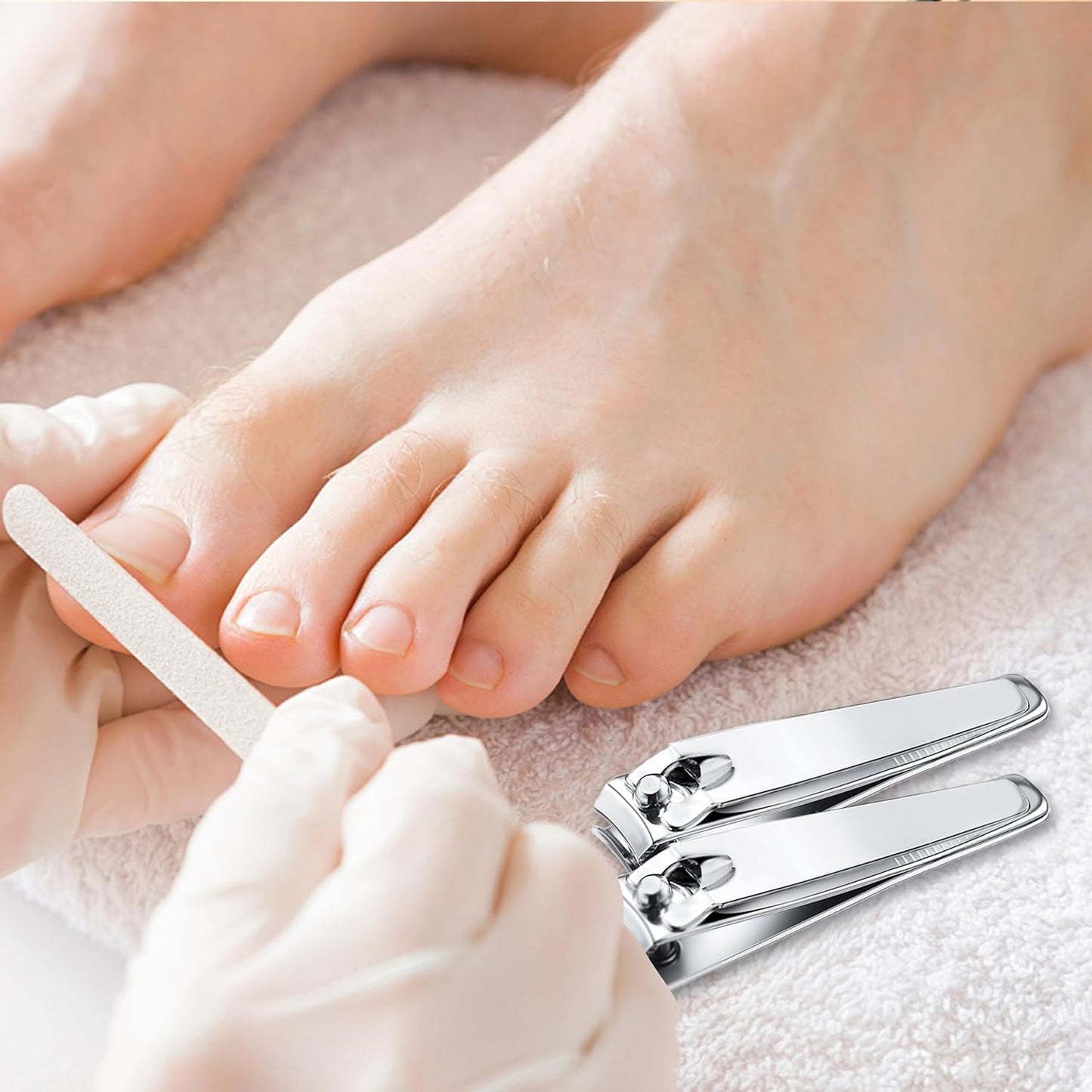 20 Pack Nail Clippers Bulk,Sharp Blade Toe Nail Clippers Fingernail & Toenail Nail Clipper in Bulk, Portable Bulk for Women Man Adult Homeless Care