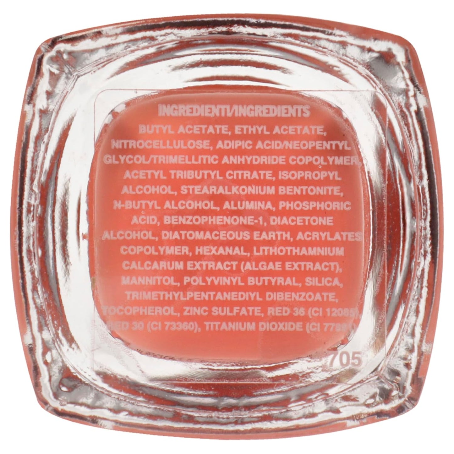 EVAGARDEN Sea Water Resistant Nail Polish - Saturated Color with Thin Film Coating - Attractive, Durable and Smooth Coverage - Clean Formula, No Harsh Substances - 705 Living Coral - 0.34 oz
