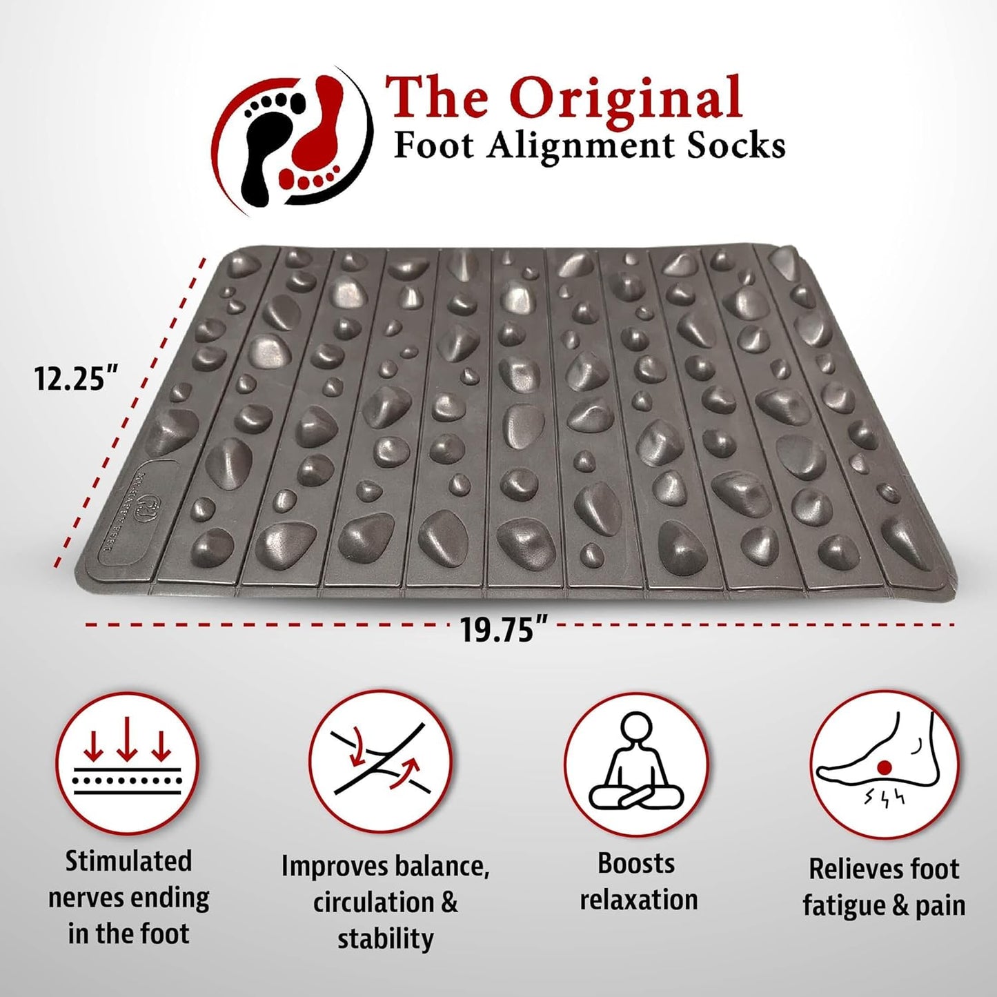 My Happy Feet Foot Alignment Socks with Toe Separators for Men or Women