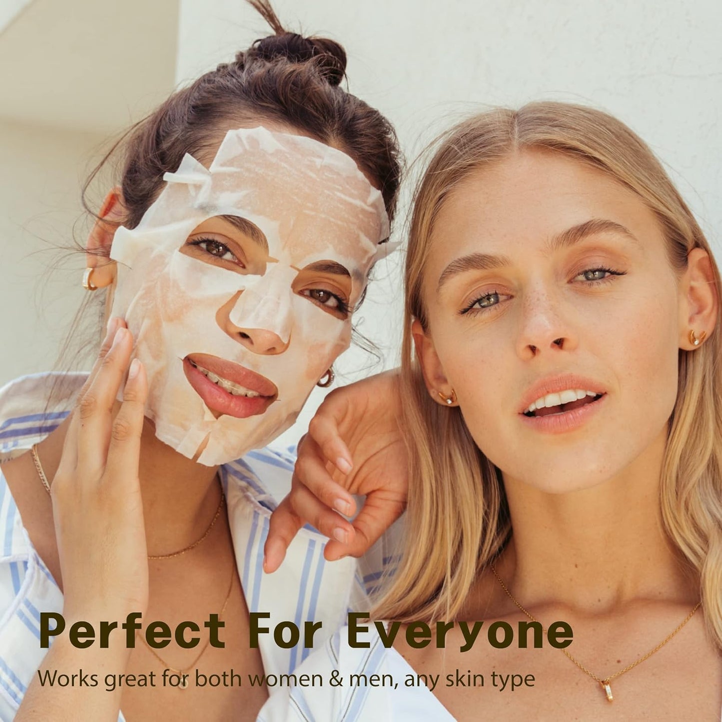 Purederm Vegan Facial Sheet Masks Trio (12 Packs) – Face Masks Skincare for Dry, Dehydrated and Dull Skin