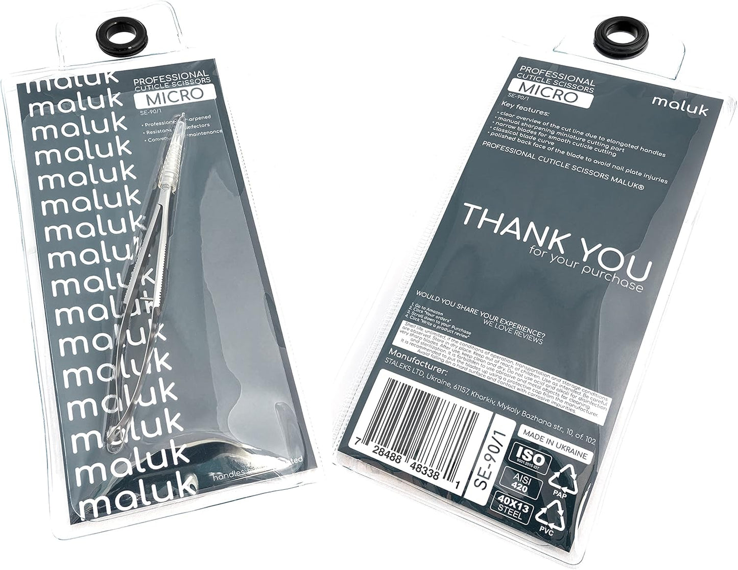 Professional Cuticle Scissors Maluk Micro