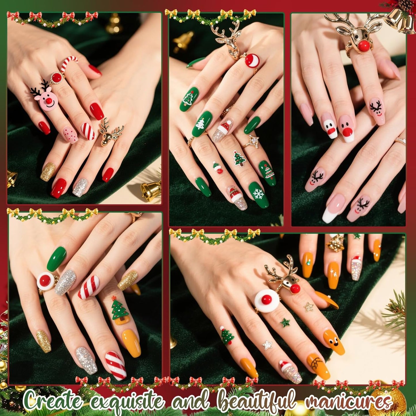 Nail Polish Advent Calendar 2025,24-Piece Nail Varnish Advent Calendar Christmas Calendar for Women and Girls, Nail Polish Colours Kit, Nail Art Tool Glitter Decorations Care and Accessories