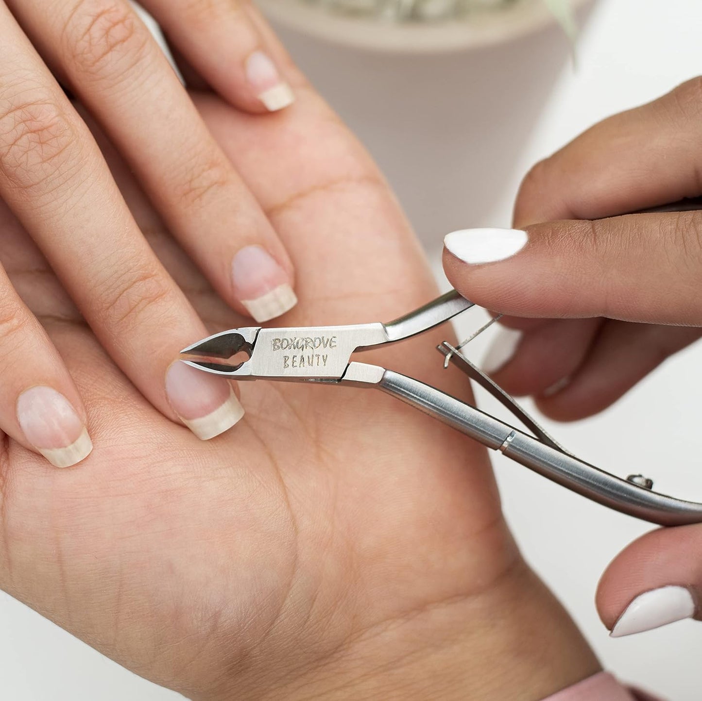 Professional Cuticle Cutter Trimmer Manicure Tools with Double Spring– Perfect Nail Care Tool for Manicure & Pedicure Beauty at Home/Spa/Saloon