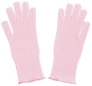 Viskin - Kids Seamless Gloves - Soft Viscose Hand Protection Medium Size - Moisture Absorbing Comfort - Gentle Daily Hand Cover - Daily Protection - Pink