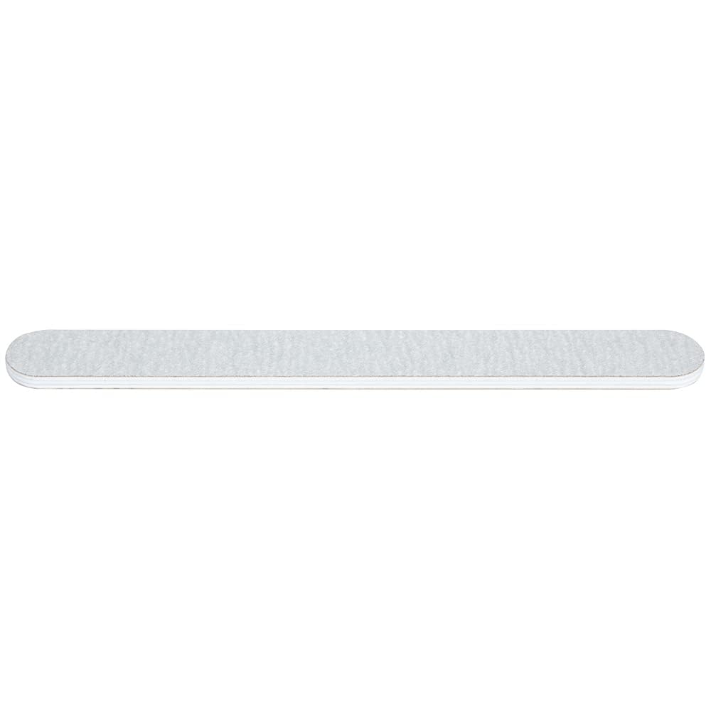 ForPro O-Files Foam Board, 180/400 Grit, Zebra, Double-Sided Manicure Nail File, 6” L x .75” W, 100-Count