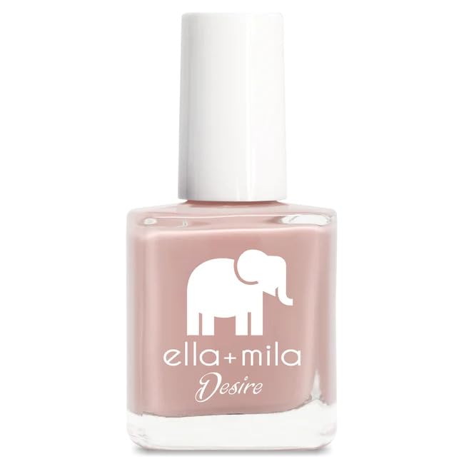 ella+mila Professional, Quick Dry, Long-Lasting & Chip-Resistant Pink Nail Polishes (Desert Suede - 0.45 fl oz)