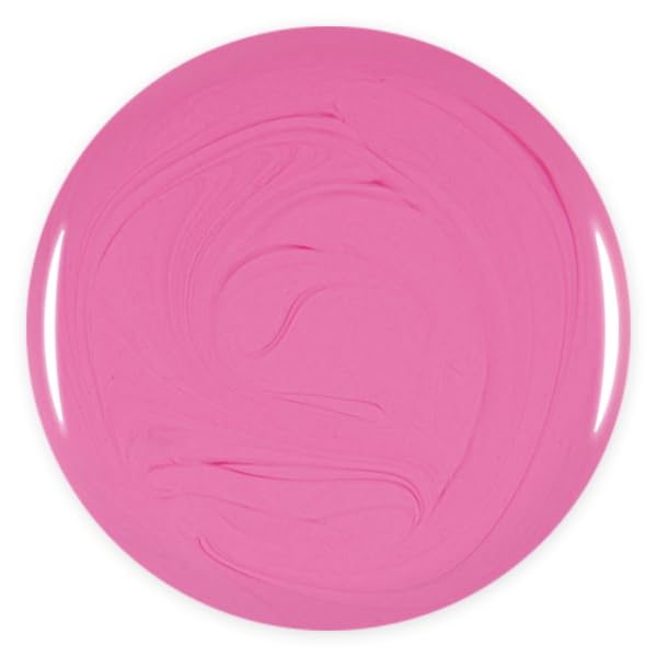 PINK MASK Gel Color Nail Polish Hiller Lake 15ml / o.5 oz - UV/LED Gel Polish, Non Wipe, Long Lasting, Soak Off Formula