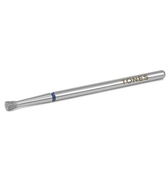Tones Nail Drill Bit Diamond Bit Inverted Cone Sanding Shaft for Electric File - Remove Acrylic & Gel - Manicure, Nail Art