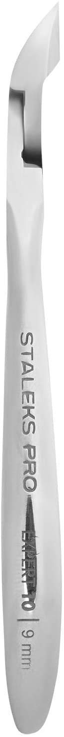 Staleks EXPERT 10 Cuticle Nippers 9 mm – Straight Blades with Heel – Compact Handle Design for Precise Trimming