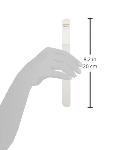 Margaret Dabbs Crystal Nail File - Glass Nail Files for Natural Nails, Fingernail File - 20 cm