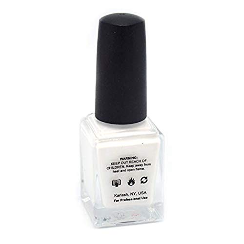 Karlash Nail Polish for White French Tips Nail Art 0.5 ounce