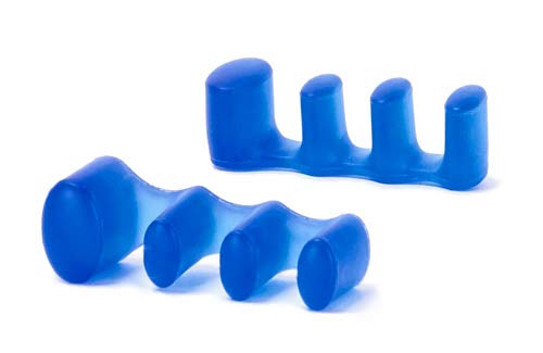 Toe Spreaders, Toe Stretcher & Toe Spacers. ToePal For Yoga. Instant Relief for Toes, Bunion Relief, Hammer Toes, 1 pair - Large Navy Blue