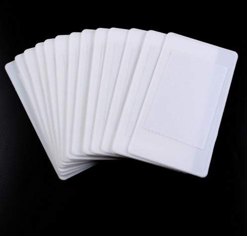 15pcs 12X6cm Nail Art Soft Stamping Protective White Color Stamper Rectangel Stamp Holder
