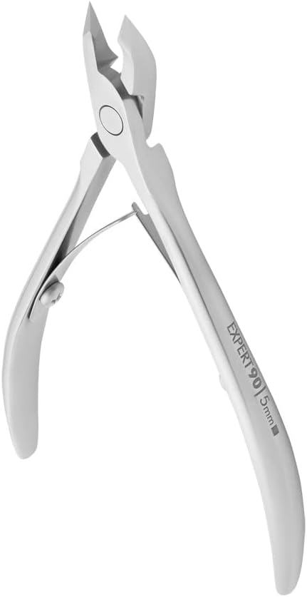 STALEKS PRO Expert 90 5mm Professional Cuticle Nippers – Stainless Steel Skin Nippers for Manicure