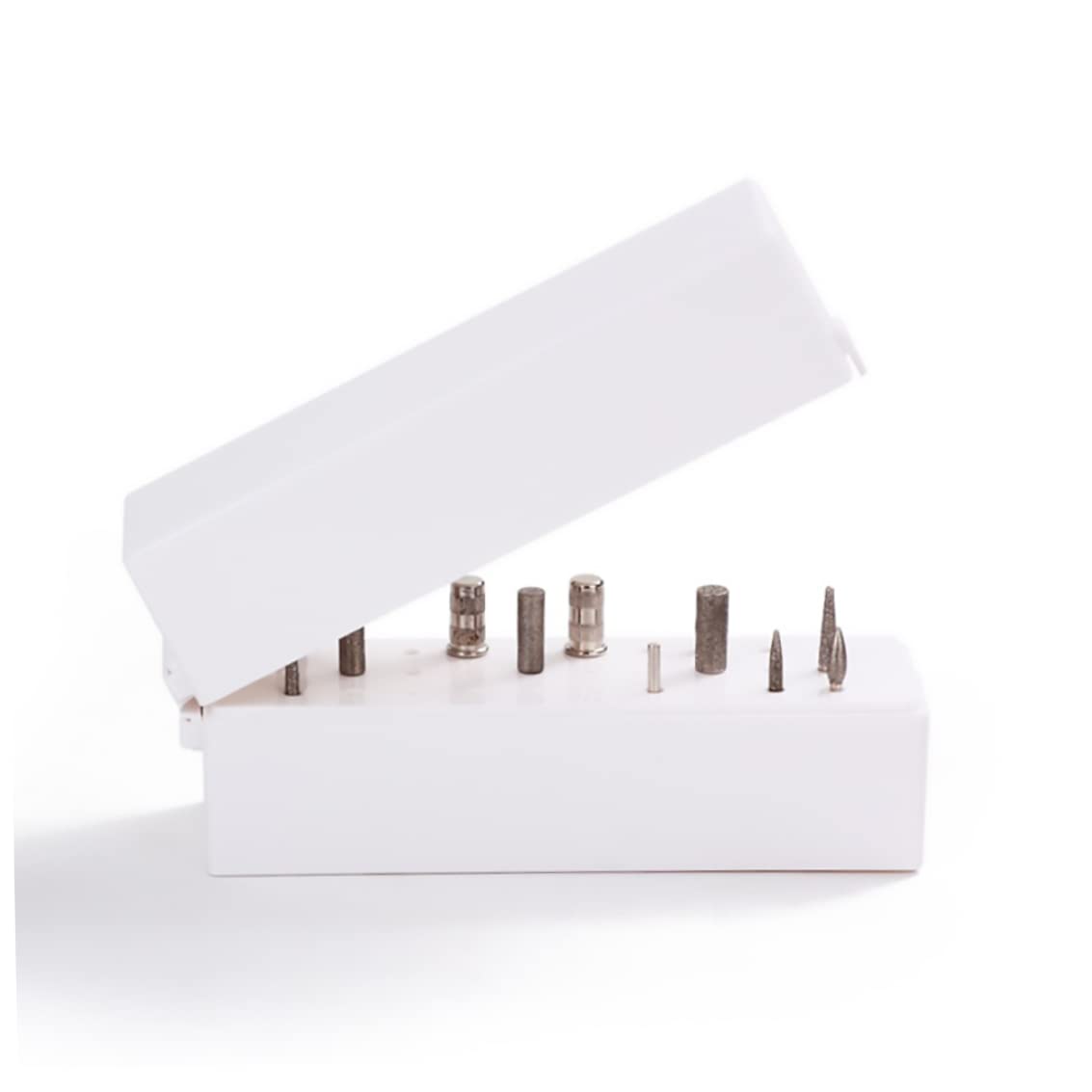 Nail Drill Bits Display Holders Stand 30 Holes Nail Drill Storage Case Container 30 Holes Manicure Tools Nail Drill Accessories