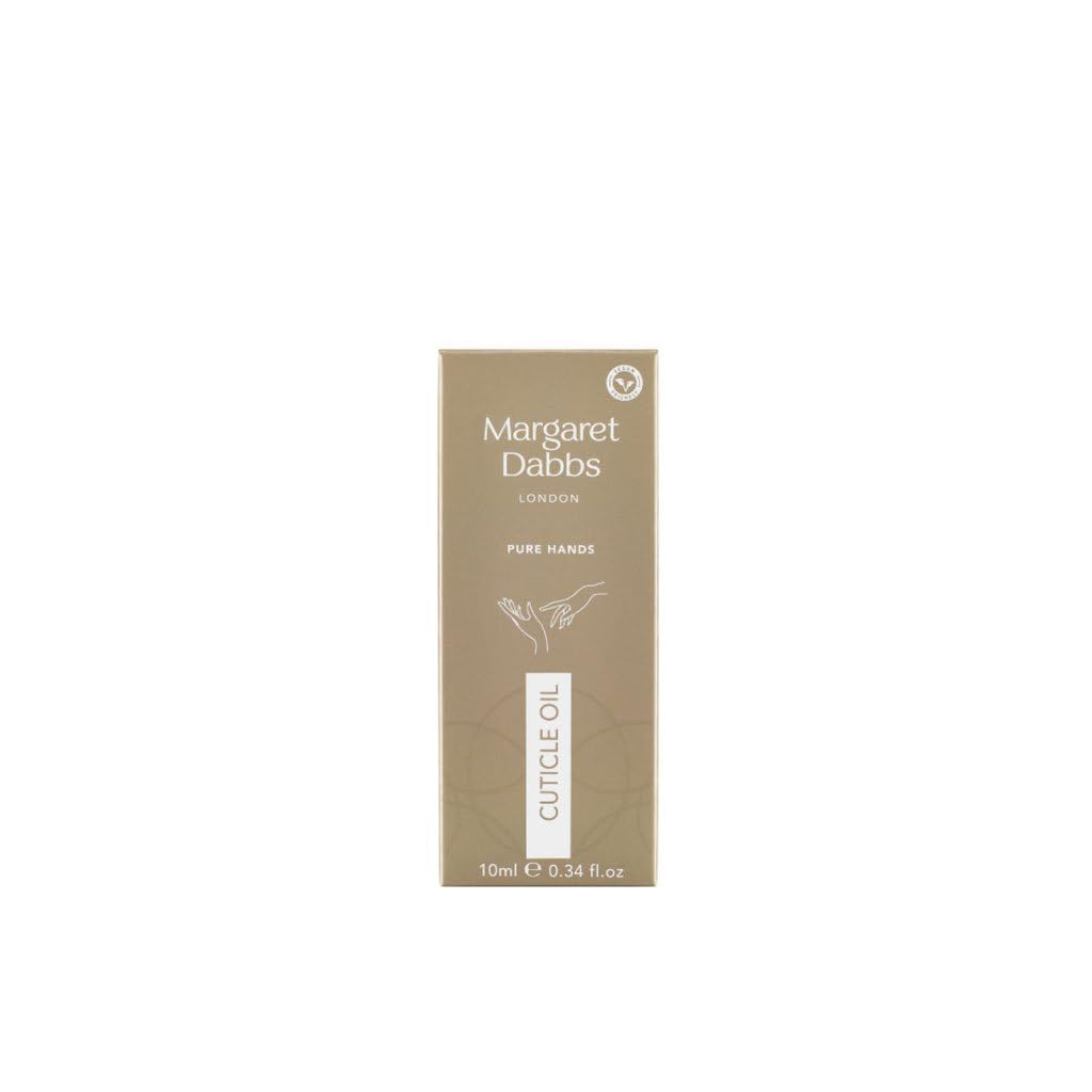 Margaret Dabbs London Pure Cuticle Oil Fast Absorbing Rollerball Oil to Restore Healthy Cuticles with Jojoba Oil and Borage Seed Oil 10ml