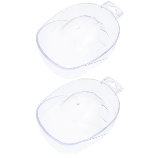 MERRYHAPY 2pcs Manicure Supplies Nail Art Soaking Bowl Set Dip Powder Remover for Nails