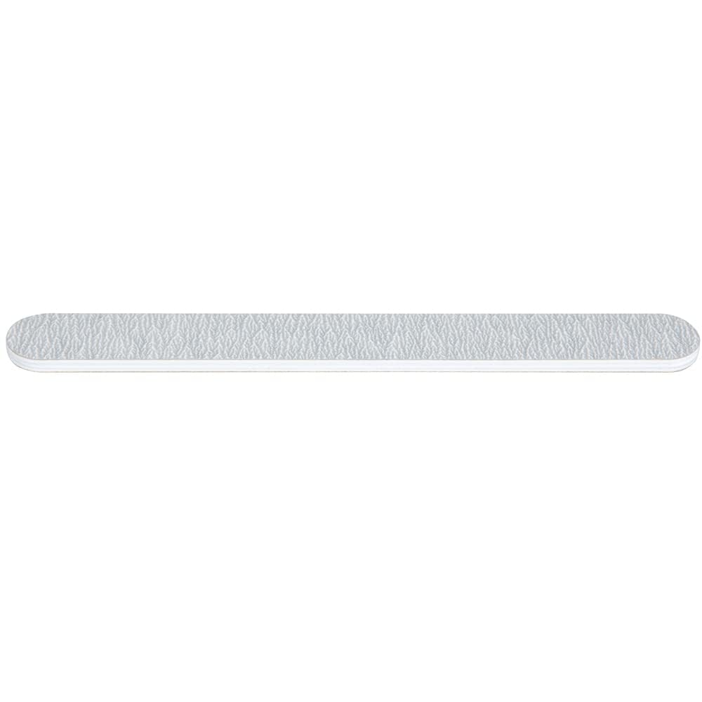 ForPro O-Files Foam Board, 180/400 Grit, Zebra, Double-Sided Manicure Nail File, 6” L x .75” W, 100-Count