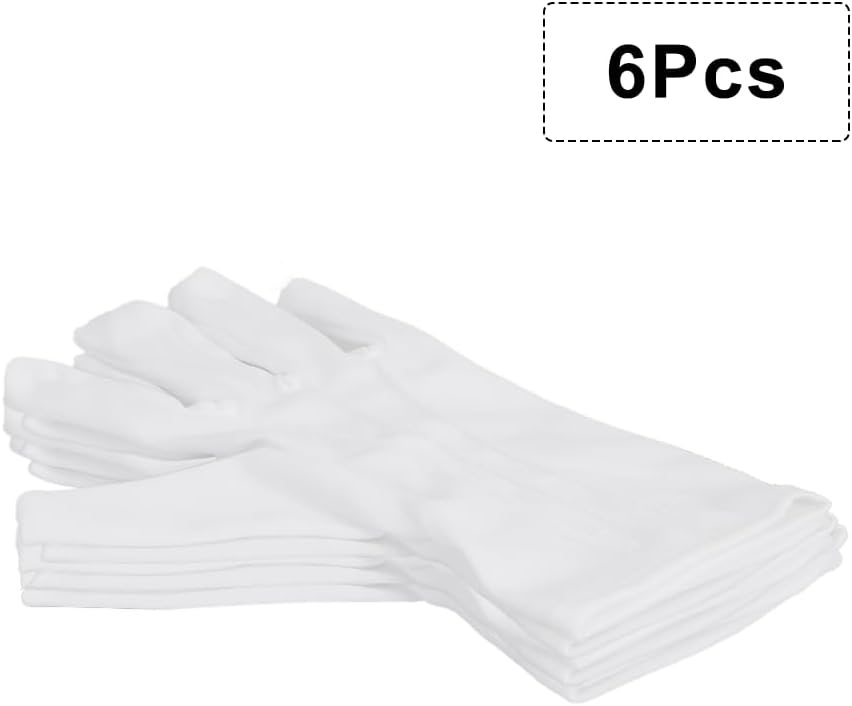 White Gloves,Cotton Gloves,White Santa Gloves,Cotton Work Gloves,Adult Gloves,White Gloves Women,Moisturizing Gloves,Cotton Gloves for Men,Cotton Gloves for Dry Hands,UV Gloves,Artist Glove
