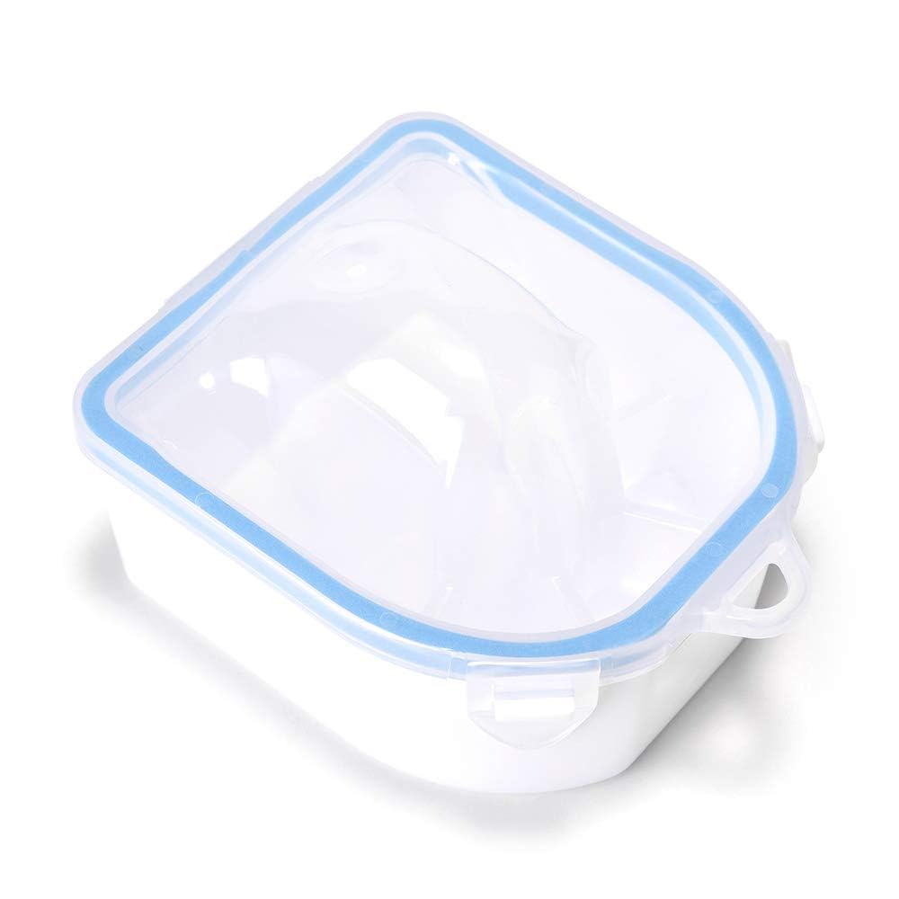 2 PCS Nail Soaking Bowl Nail Soak Off Bowl Acrylic Nail Remover Tool Acetone Nail Polish Remover Bowl Nail Soaker Tray Manicure Tool