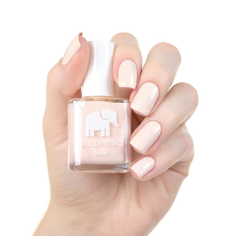 ella+mila Professional, Quick Dry, Long-Lasting & Chip-Resistant Pink Nail Polishes (Lust in Love - 0.45 fl oz)