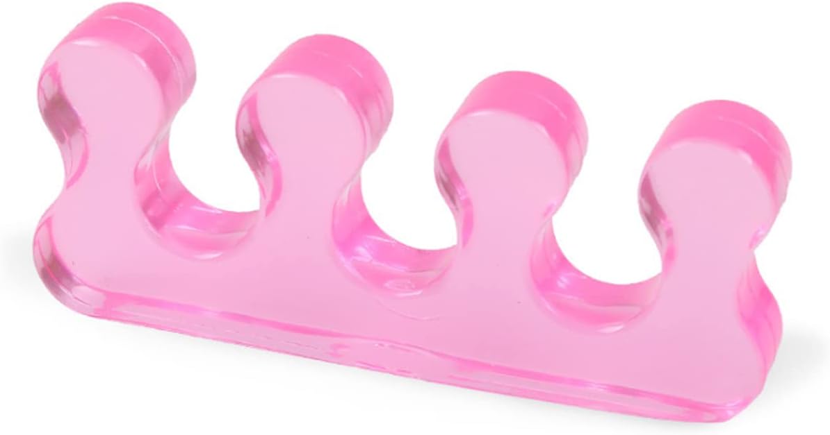 Toe Separators for Nail Polish, Toe Spacers Gel Toe Separator Toe Dividers Pedicure for Toenail Finger Tools 4 Colors IRCHLYN (4 Pairs)