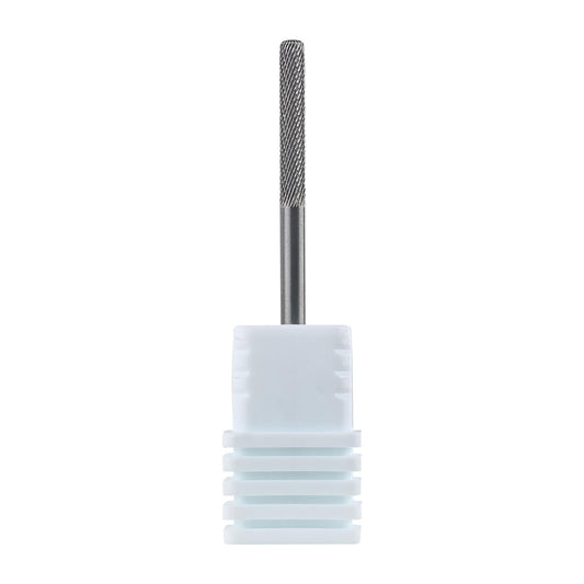 Nail Drill Bit Professional Safety Carbide Nature Nail Buffer Drill Bit 3/32” Cuticle Dead Skin Remover,Nail Prepare Bit Nail Bed File Manicure Two Way Rotate for Home Salon,3XF-Flat