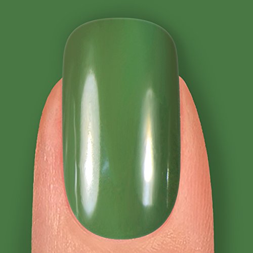 LONDONTOWN lakur Nail Polish - Chip-Resistant, Non-Toxic, Conditions & Hydrates Nails | Glossy Grass Green, Secret Garden Posh, .40 fl oz