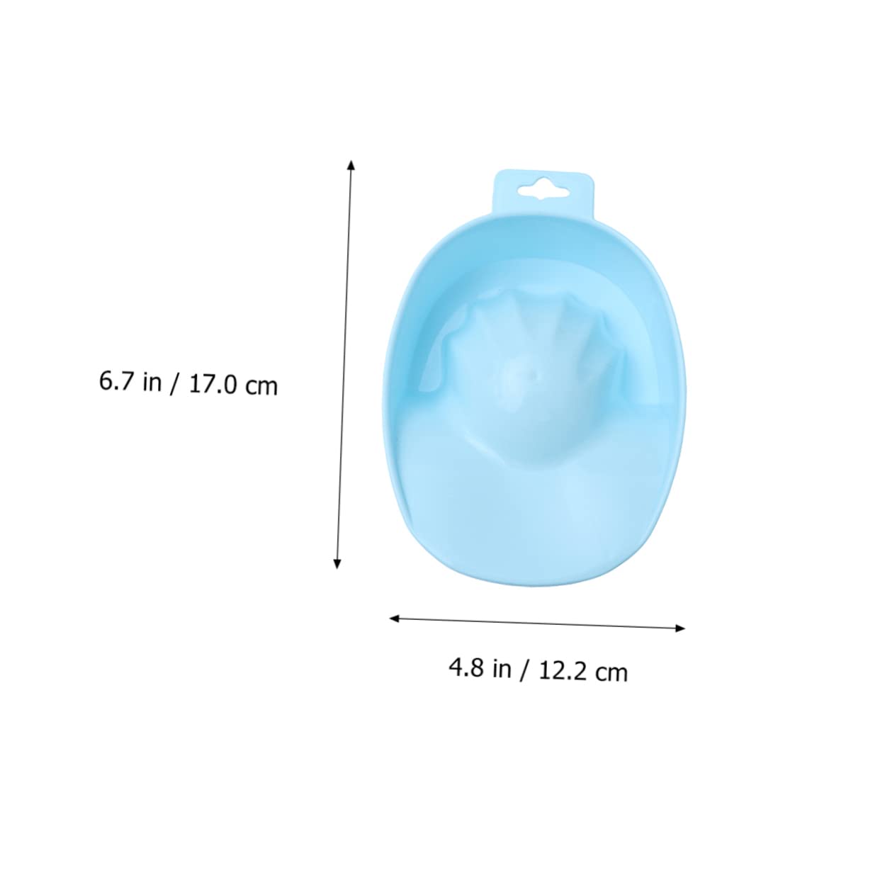 1pc Single-layer Nail Care Bowl for Soaking and Removal Manicure Tray for Home Salon Use Fits up to Nails for Cuticle Softening and Art Preparation