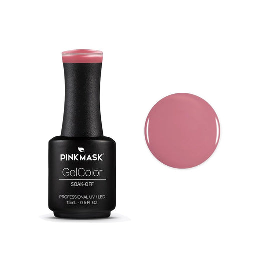 PINK MASK Gel Color Nail Polish Little Susie - Winter Col. 15ml / o.5 oz - UV/LED Gel Polish, Non Wipe, Long Lasting, Soak Off Formula