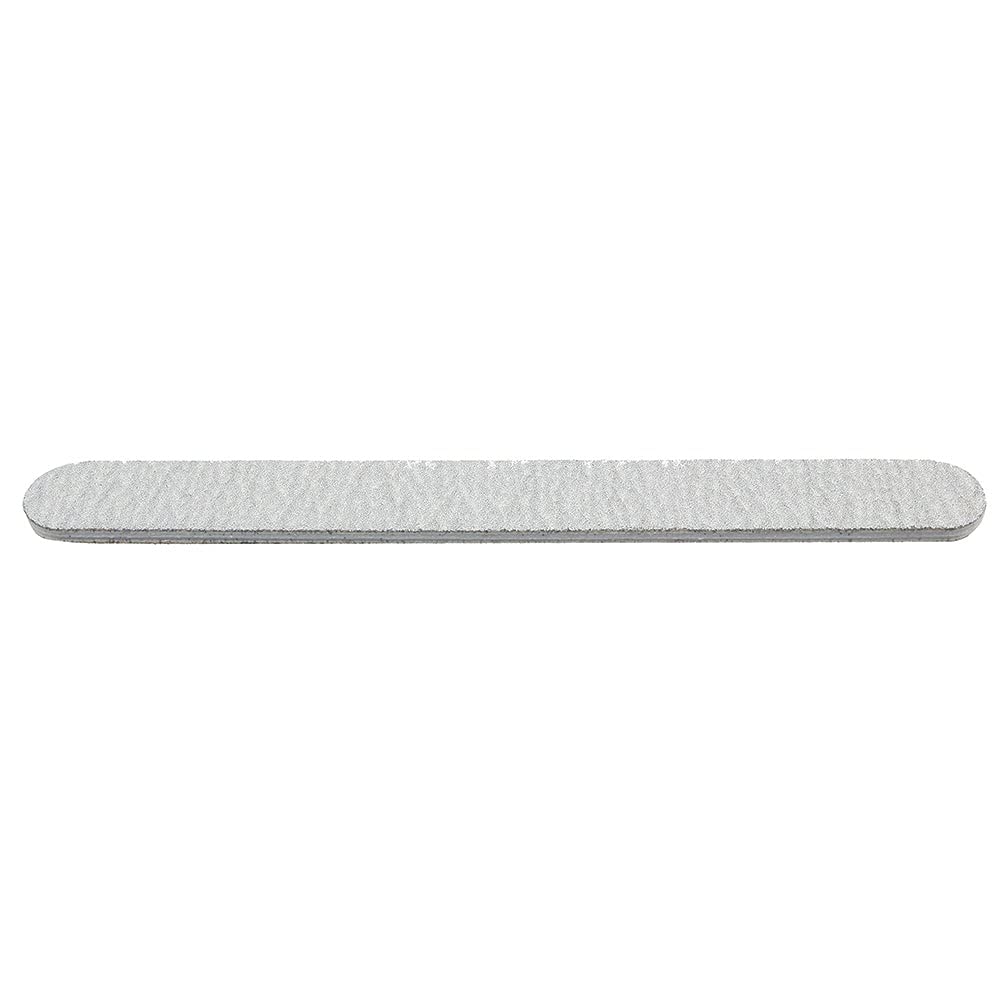 ForPro Zebra Foam Board, 120/180 Grit, Double-Sided Manicure Nail File, 7” L x .75” W 50-Count